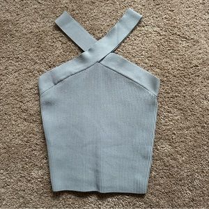 Aritzia Babaton Sculp Knit Criss Cross Tank